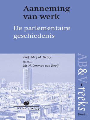 cover image of Aanneming van werk